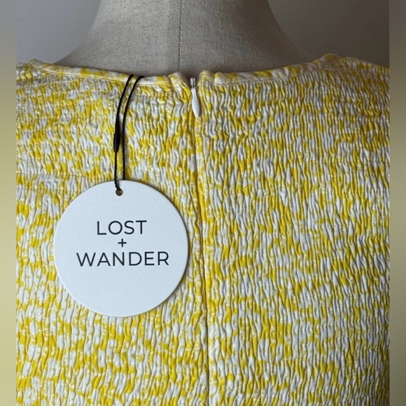 Lost + Wander NWT Women Yellow Floral Sweet Summer Daze Midi Dress, Small, Boho - Picture 15 of 16